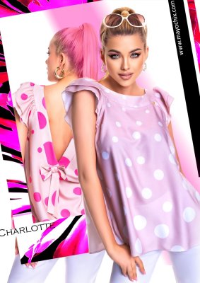 Sharlott mintás blúz/ S