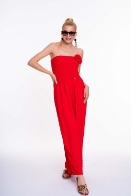 Snoopy krepp overall brossal