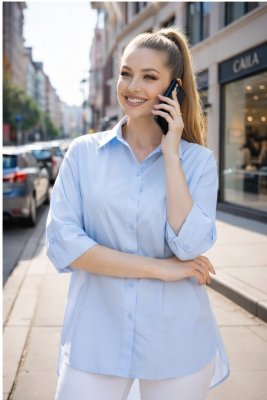 Suffolk puplin blúz/ S