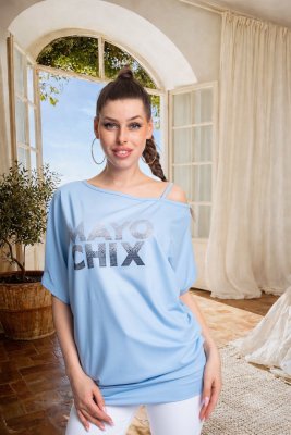 Tenes strasszos tunika/ S