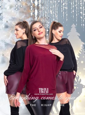 Trixi mintás alkalmi tunika/ F