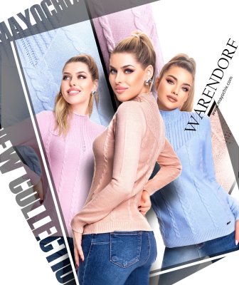 Warendorf kötött pulóver/ F