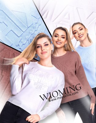 Wioming kötött pulóver/ F