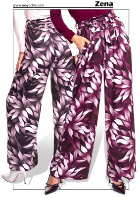 Zena mintás nadrág/ F