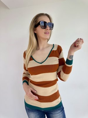 Zia kötött pulóver [o]