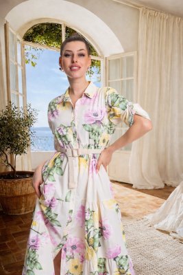 Zoom mintás ruha/ S