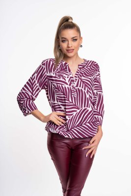 Michelle mintás blúz/ F