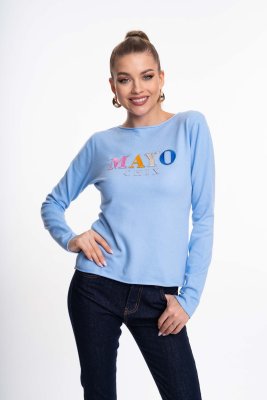 Nápoly pulóver színes hímzéssel/ F