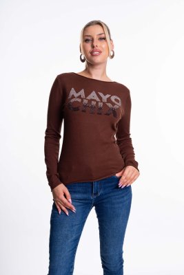 Nápoly kötött pulóver ,,MAYO CHIX