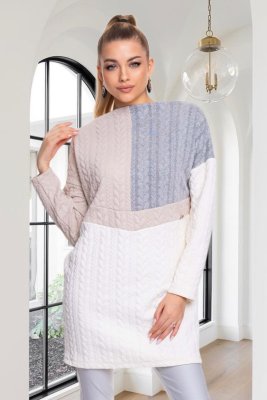 Nascar fonott mintás tunika/ F