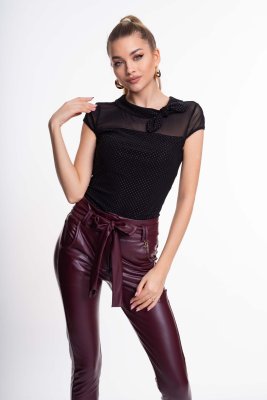 Palmaira mintás alkalmi póló/ F