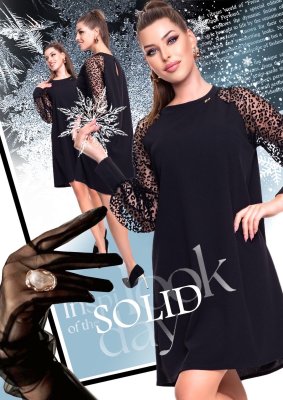 Solid alkalmi ruha/ F