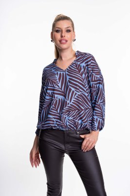 Surf mintás blúz/ F