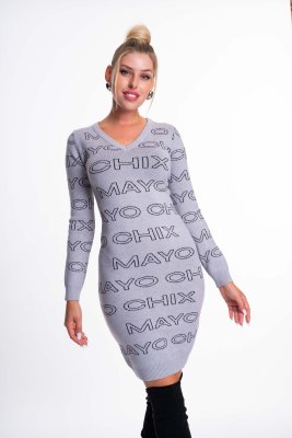 Plum kötött ruha/ F