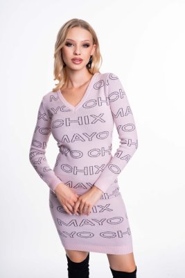 Plum kötött ruha/ F