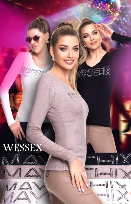 Wessex kötött pulóver 