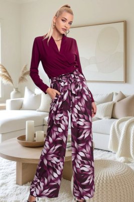 Zena mintás nadrág/ F